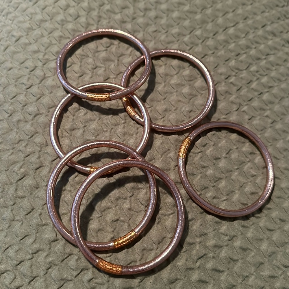 Original Budha Girl all weather bangles - Champagne - Large